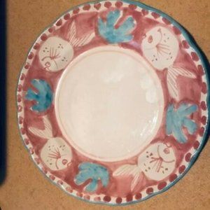 Vietri Solimene Campagna Fish Pesce Rim Soup Bowl